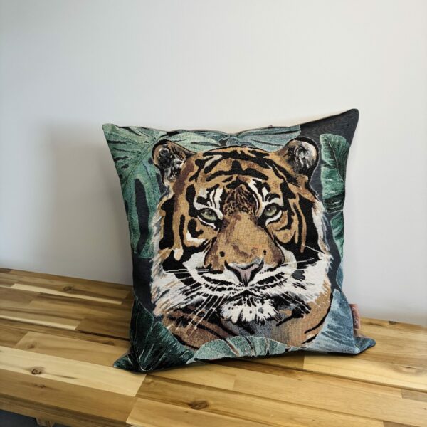 housse de coussin tigre